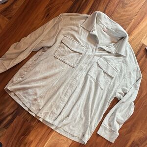 Eberjey Heather loden/oatmeal snap front Shirt